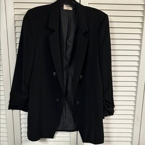 Rag Poets Classic Black Blazer